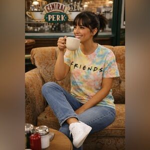 "Friends" TV Show Tie Dye T-Shirt - NWT